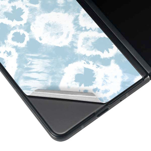 Blue Tie Dye Galaxy Z Fold4 5G Skin